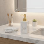 Luxury Soap Dispenser Body with Plastic Header