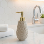 Soap Dispenser Resin Body with Plastic Head